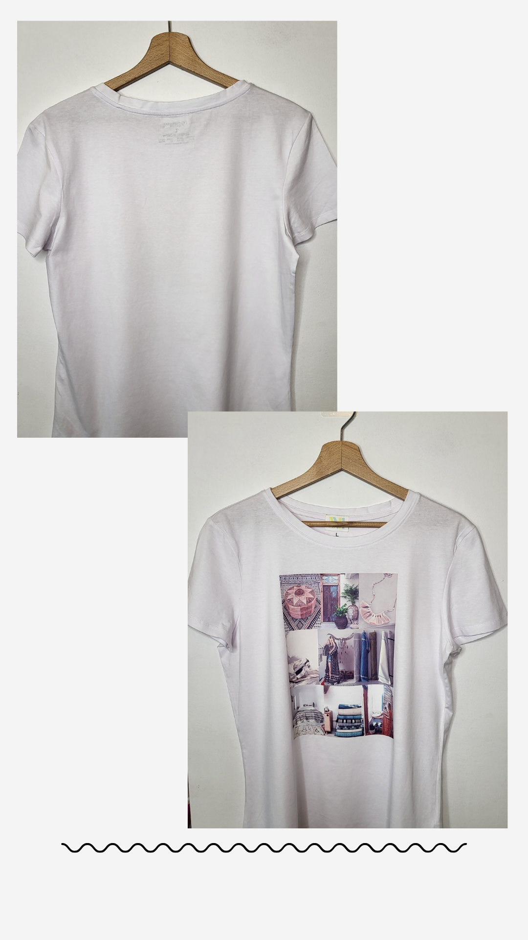 T-shirt bianco" STYLE ARABESQUE "